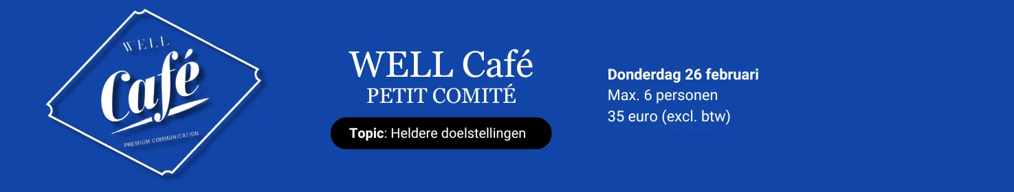 WELL header webpagina WELL Café 26 februari